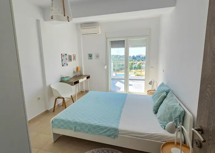 Fourka Vista Retreat - Sea View 3 Bdrm Skála Foúrkas